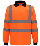 Yoko Hi-Vis Long Sleeve Polo Shirt-1