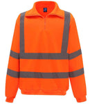 Yoko Hi-Vis Zip Neck Sweatshirt-1
