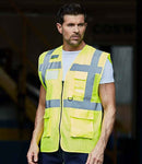 Yoko Hi-Vis Top Cool Open Mesh Executive Waistcoat-3