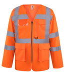 Yoko Hi-Vis Executive Long Sleeve Waistcoat-1