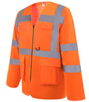 Yoko Hi-Vis Executive Long Sleeve Waistcoat-3