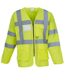 Yoko Hi-Vis Executive Long Sleeve Waistcoat-5