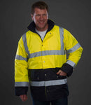 Yoko Hi-Vis Two Tone Motorway Jacket-1