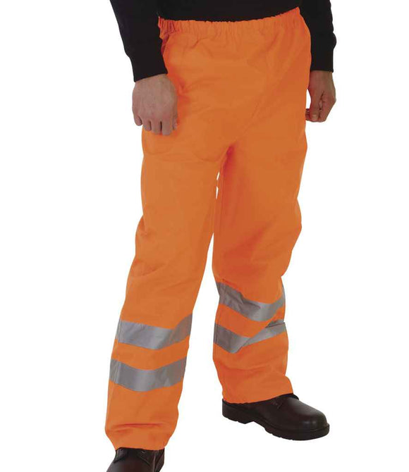 Yoko Hi-Vis Waterproof GO/RT Overtrousers | Orange