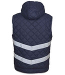 Yoko Hi-Vis Kensington Hooded Gilet-2