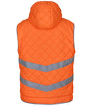 Yoko Hi-Vis Kensington Hooded Gilet-5