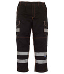 Yoko Hi-Vis Cargo Trousers with Knee Pad Pockets-1