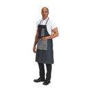Dennys Heavyweight Denim Pocket Bib Apron | Washed Denim-2
