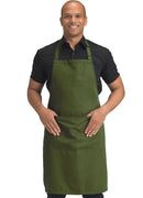 Dennys Polyester Bib Apron with Pocket-11