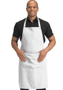 Dennys Polyester Bib Apron with Pocket-18